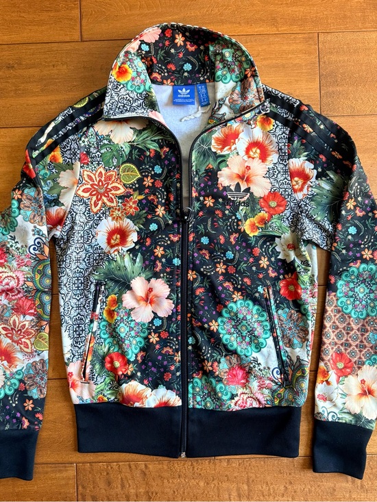 adidas Jackets & Blazers - ADIDAS x Farm Rio Collab Women's Jardin Agharta Firebird Track Jacket XS